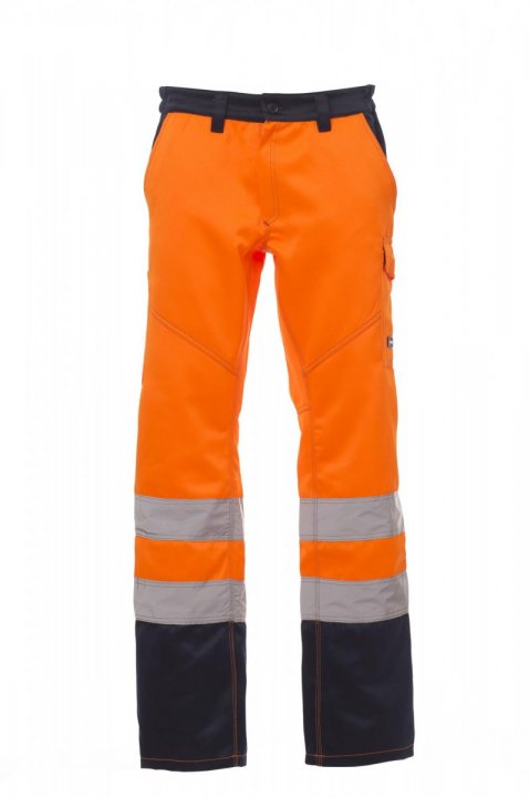 Charter/Winter Arbeitshose FLUOORANGE/MARINEBLAU