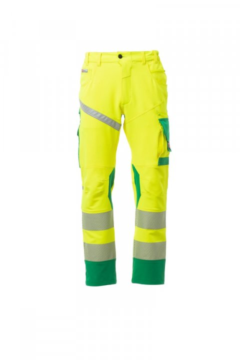 Next 4W Hi-Vi Arbeitshose Jaune fluo / Vert vif