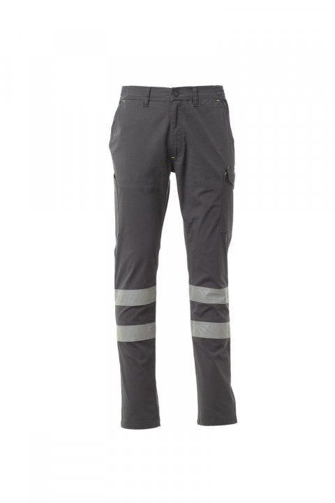 Power Stretch Summer Reflex Arbeitshose RAUCHGRAU