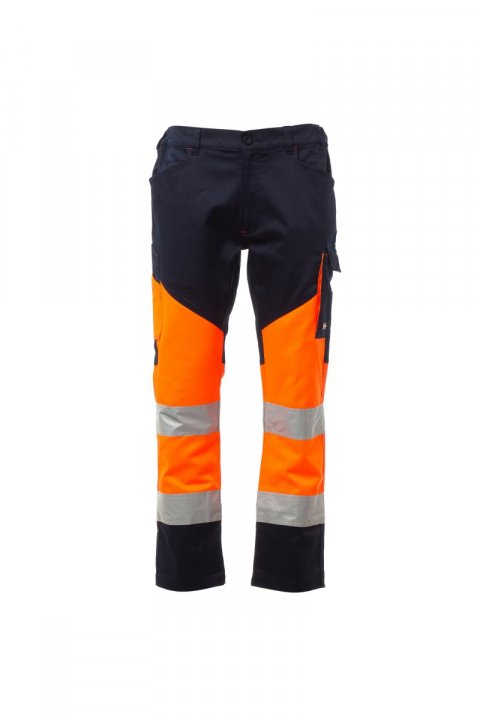 Working Arbeitshose FLUOORANGE/MARINEBLAU