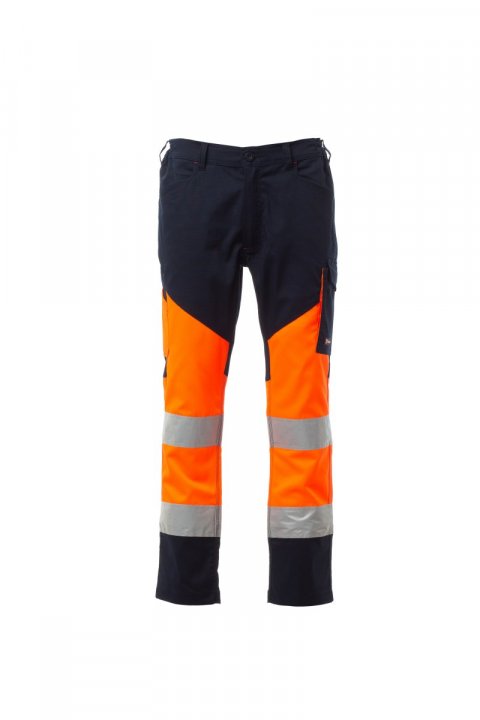 Working Summer Arbeitshose FLUOORANGE/MARINEBLAU