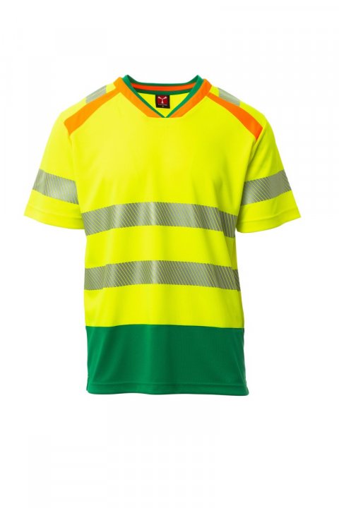 Alley T-shirt Jaune fluo / Vert vif