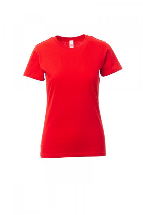 Print Lady T-Shirt ROT