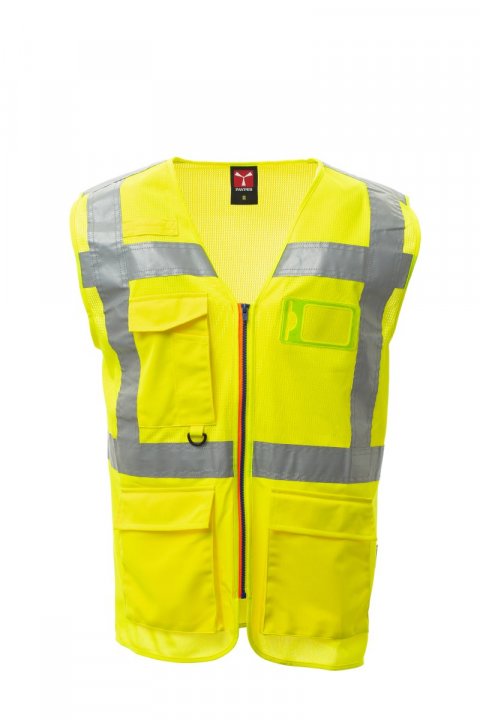 Extra Mesh Weste FLUOGELB
