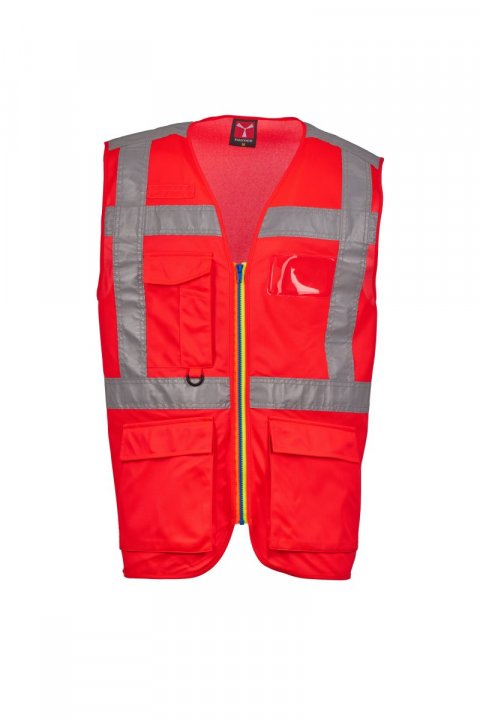Extra Weste FLUORESZIERENDES ROT