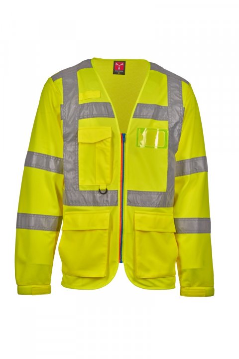 Long Exo Weste Jaune fluo