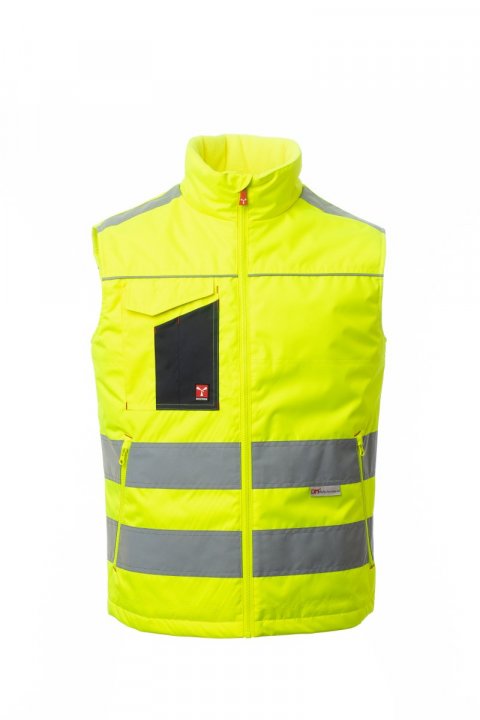 Task Weste FLUOGELB/MARINEBLAU