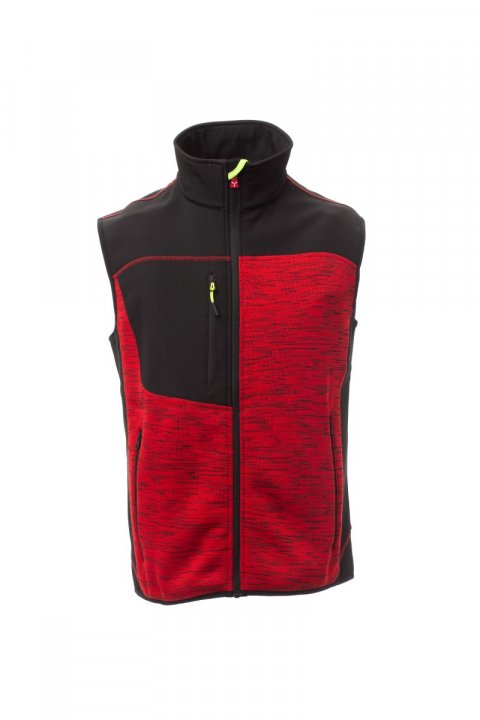 Tour Weste Rouge / Noir-Jaune fluo