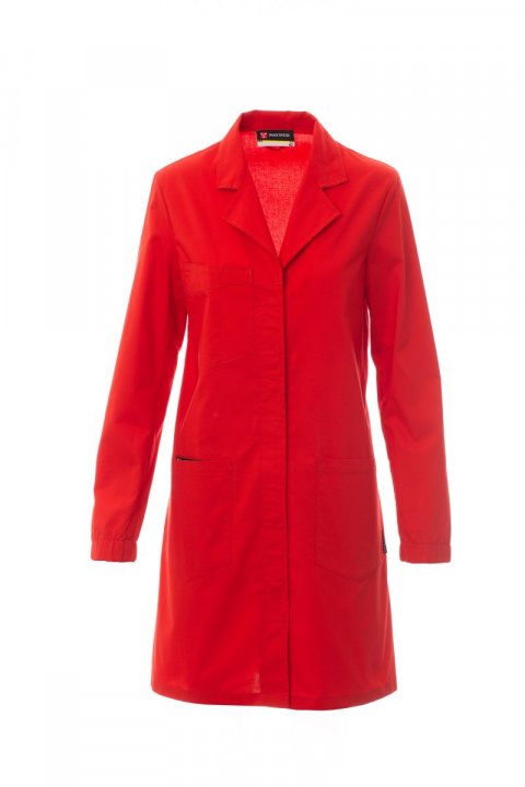 Lab Lady Arbeitsmantel ROT