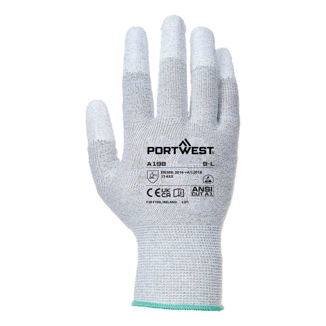 Antistatischer PU-Fingerspitzen Handschuh 2