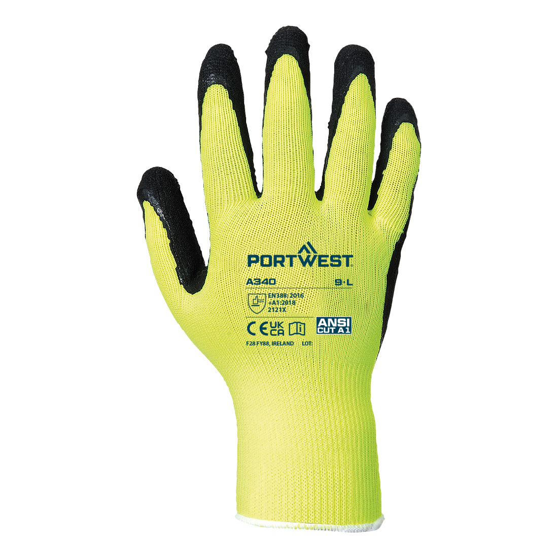 Warnschutz Grip Handschuh - Latexschaum 4