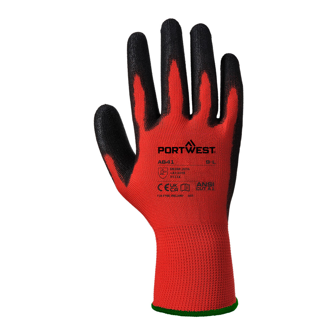RED PU-SCHAUM-HANDSCHUH 2