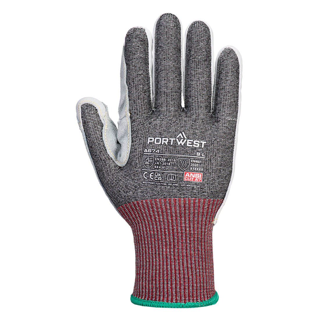 CS AHR13 Leder-Schnittschutzhandschuh 2