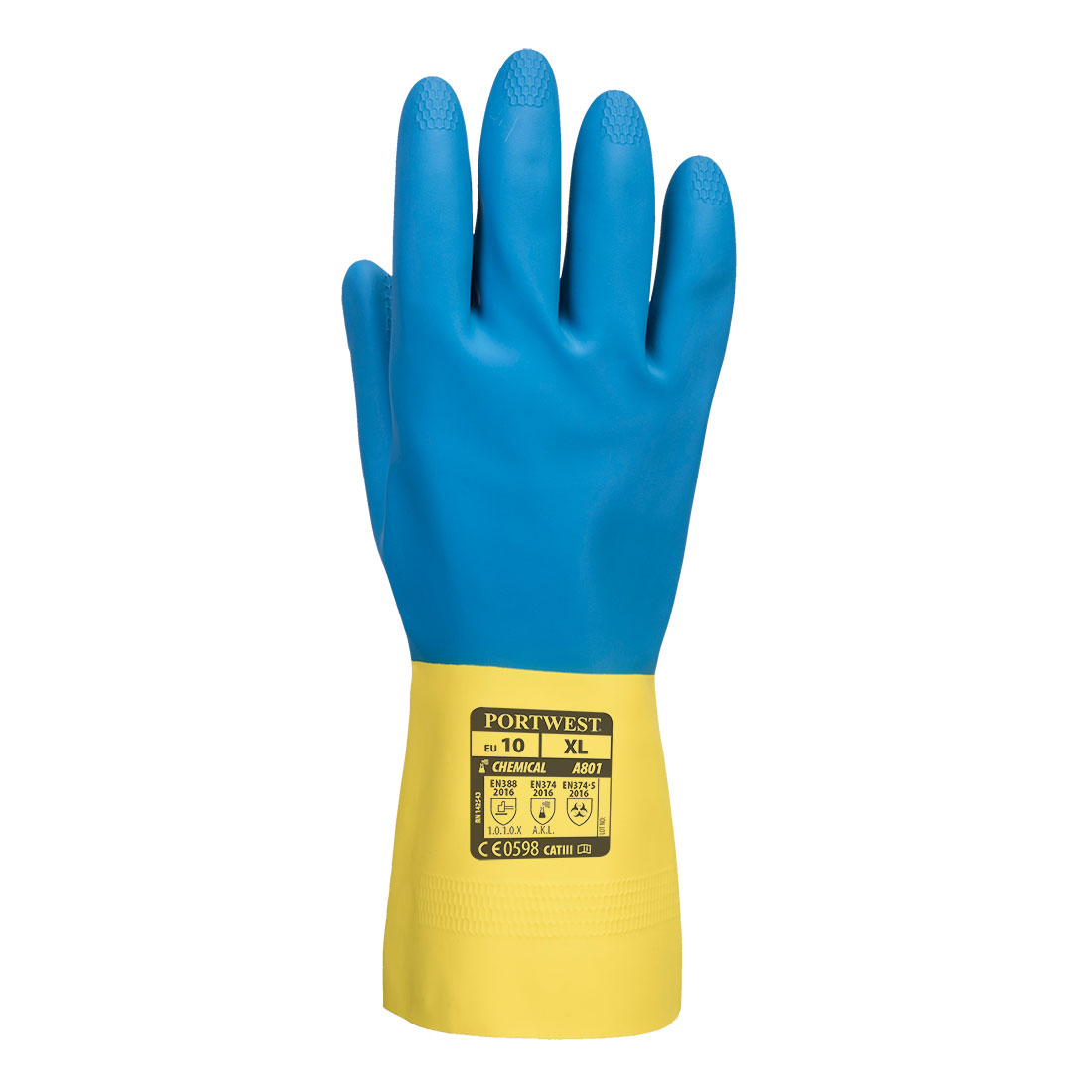 Doppelt getauchter Latex Stulpenhandschuh 2
