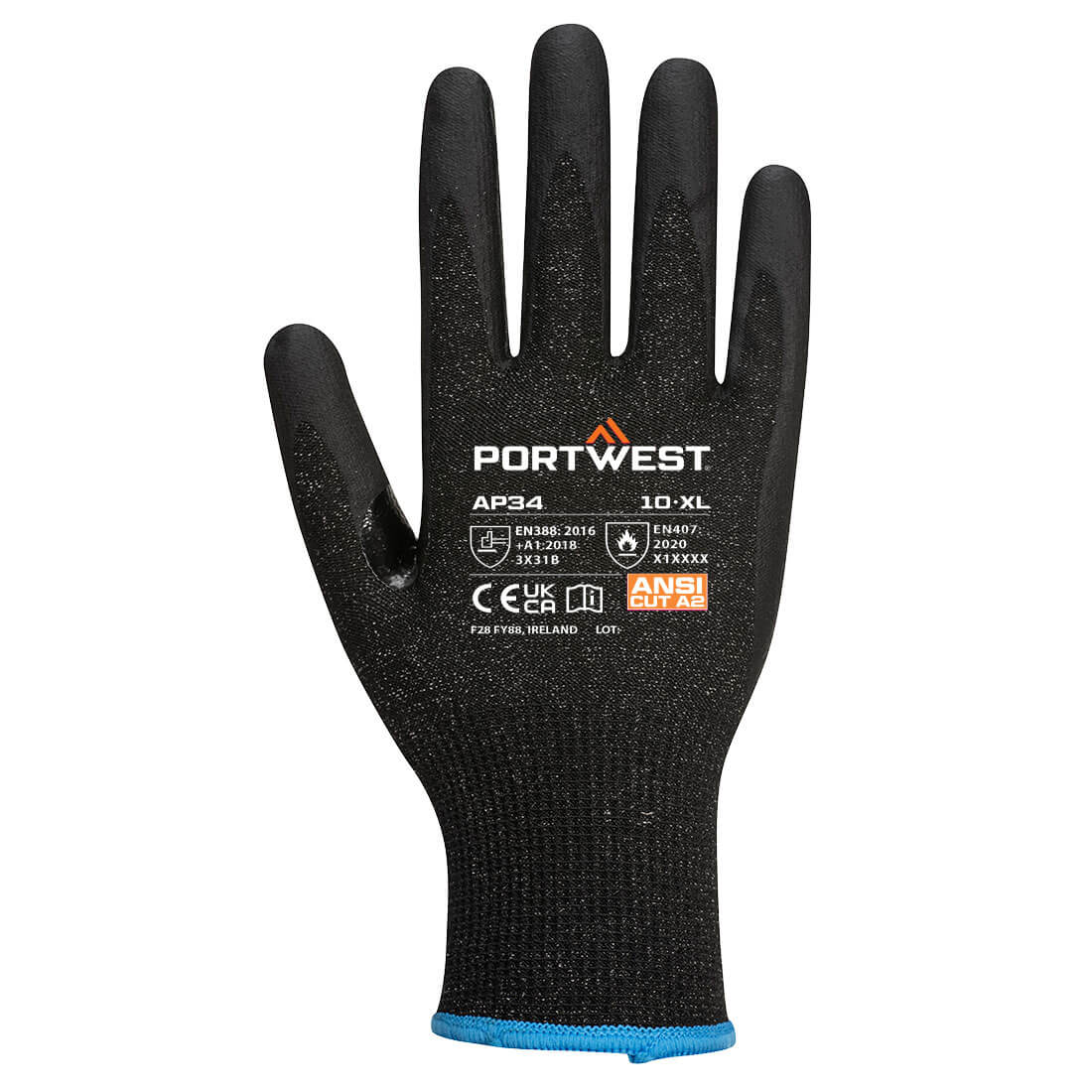 LR15 Nitril-Schaum Touchscreen-Handschuh PK12 2