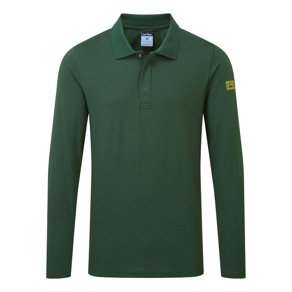 Antistatisches ESD-Poloshirt langarm 4