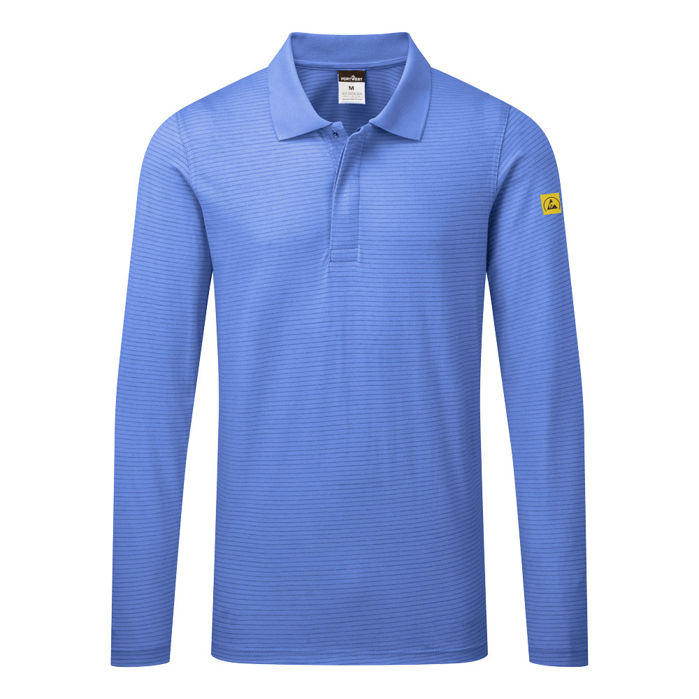 Antistatisches ESD-Poloshirt langarm 6