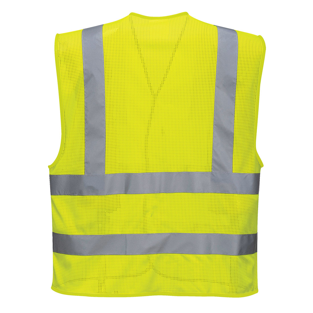 Hi-Vis Mesh Weste mit Schulterreflexband 4