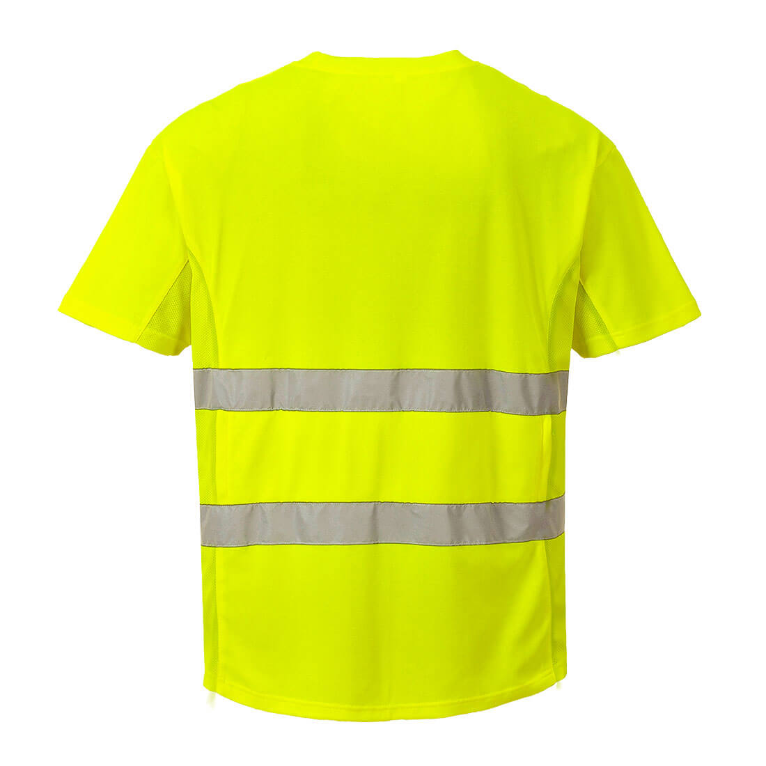 Hi-Vis Cotton Comfort T-Shirt mit Mesheinsatz kurzarm 3