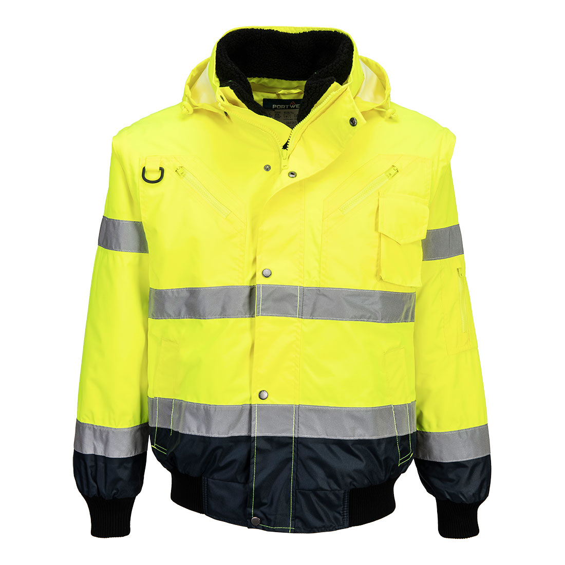 Hi-Vis 3-in-1 Kontrast Pilotjacke 9