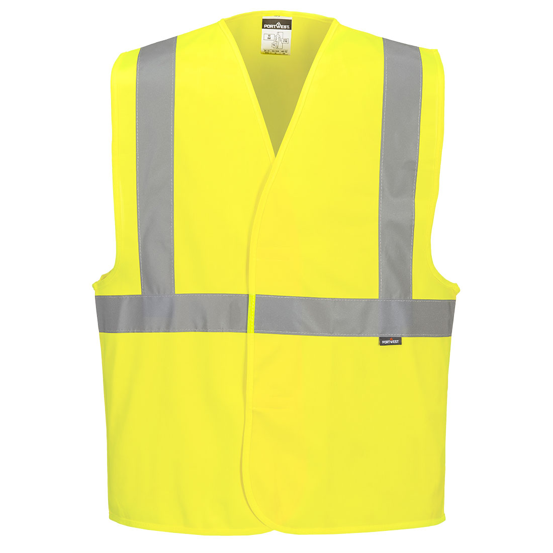 Hi-Vis Weste mit Schulterreflexband 2