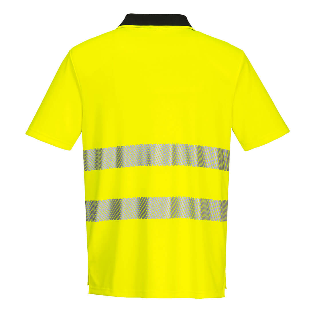 DX4 Hi-Vis Polo Shirt mit Reißverschluss kurzarm 3