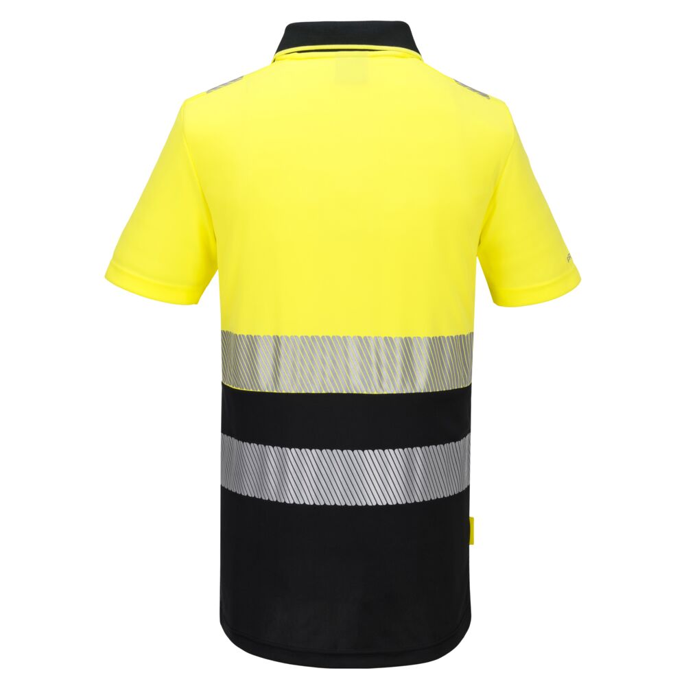 DX4 Hi-Vis Poloshirt mit Reißverschluss Klasse 1 4
