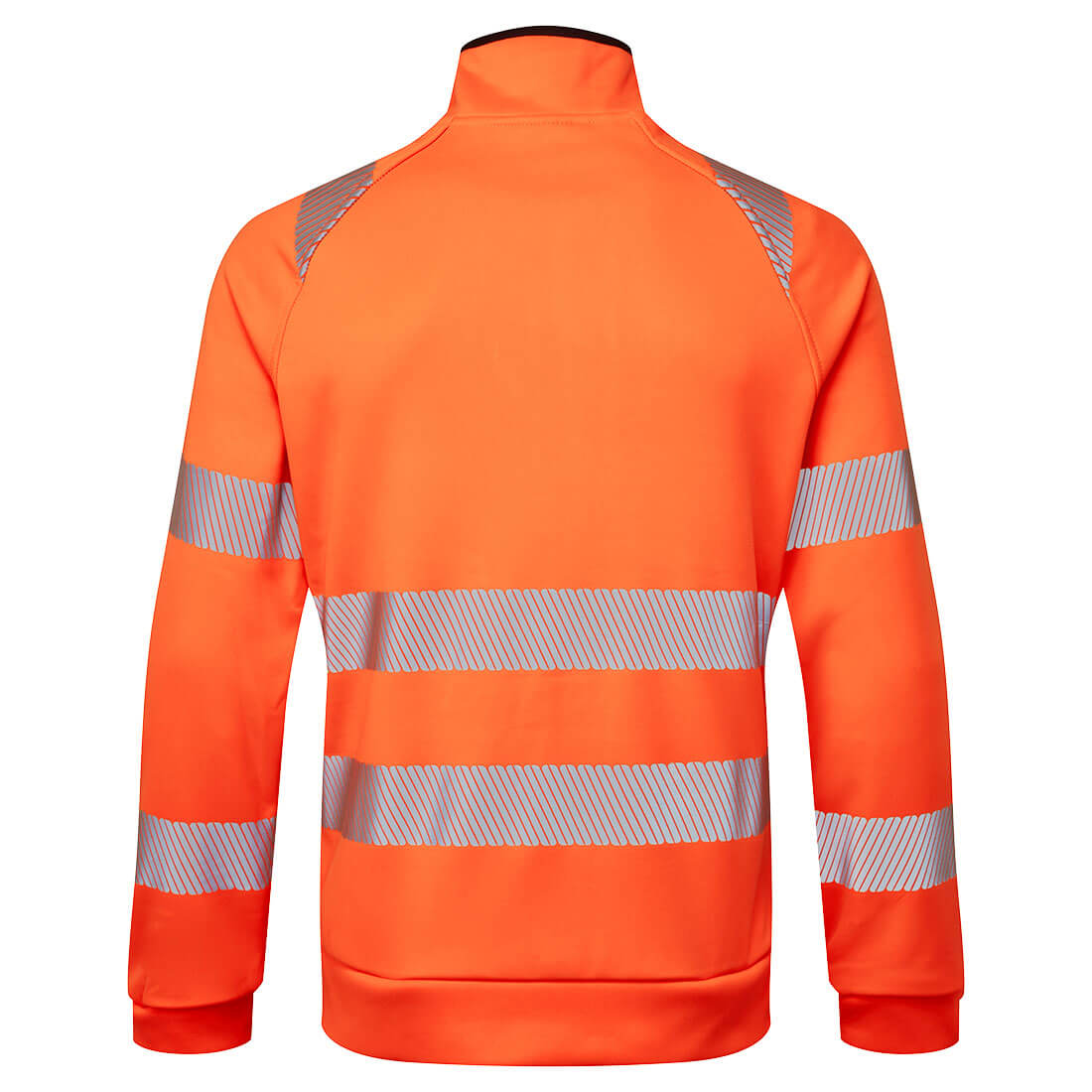 DX4 Hi-Vis Sweatjacke mit Kragen Klasse 1 2