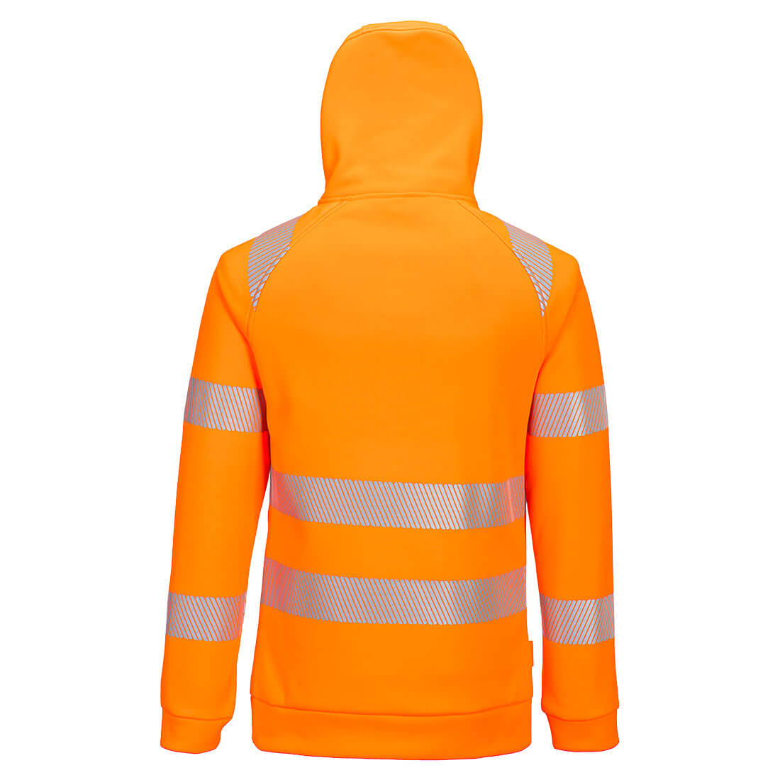 DX4 Hi-Vis Kapuzenpullover mit 1/4 Reißverschluss 2