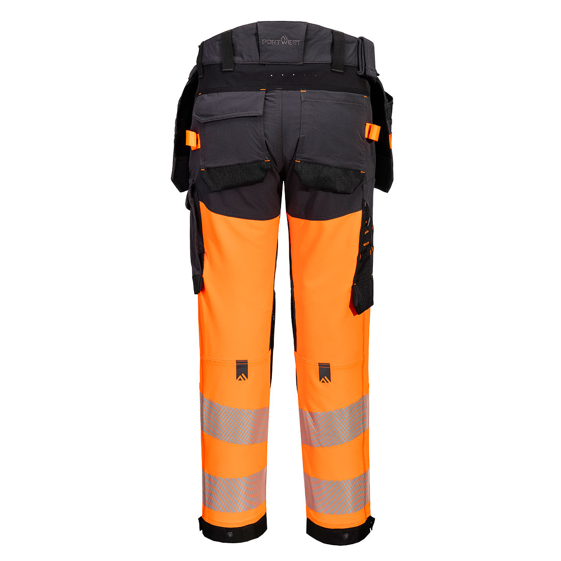 EV4 Hi-Vis Stretch Bundhose mit abnehmbaren Holstertaschen Klasse 1 8