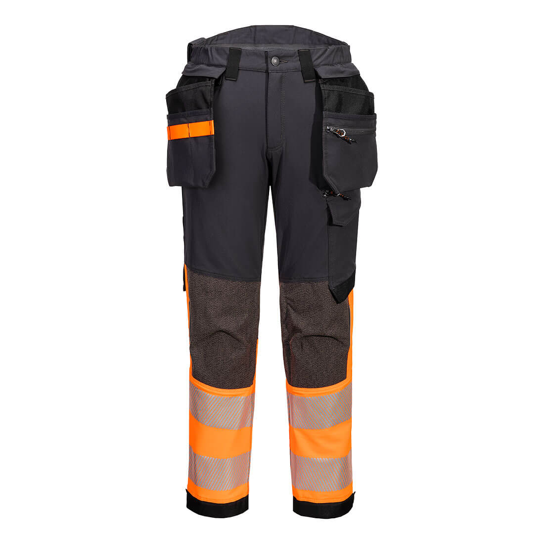 EV4 Hi-Vis Stretch Bundhose mit abnehmbaren Holstertaschen Klasse 1 7