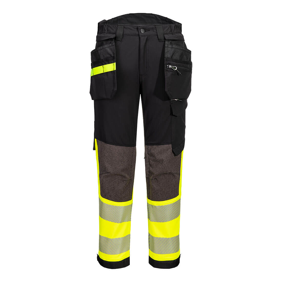 EV4 Hi-Vis Stretch Bundhose mit abnehmbaren Holstertaschen Klasse 1 11