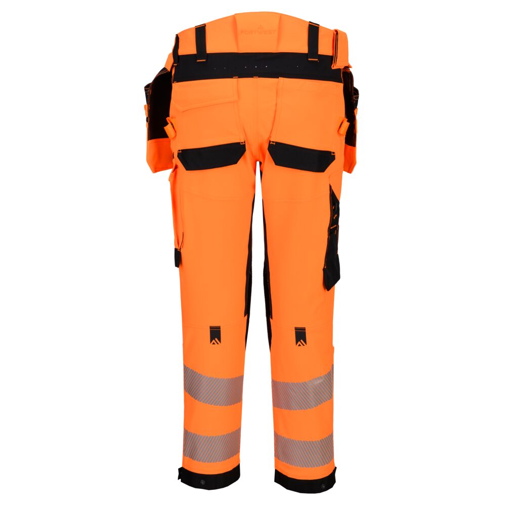 EV4 Hi-Vis Stretch Bundhose mit abnehmbaren Holstertaschen Klasse 2 8