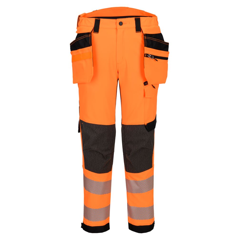 EV4 Hi-Vis Stretch Bundhose mit abnehmbaren Holstertaschen Klasse 2 7