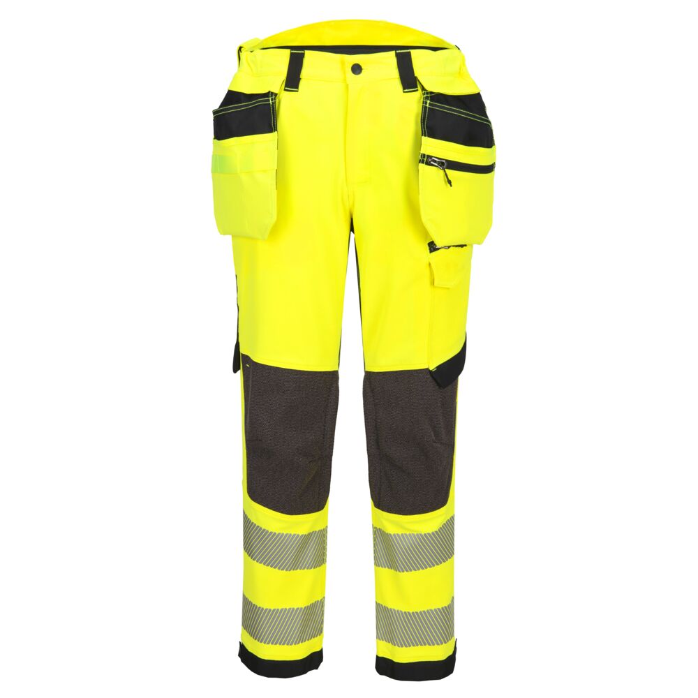 EV4 Hi-Vis Stretch Bundhose mit abnehmbaren Holstertaschen Klasse 2 9