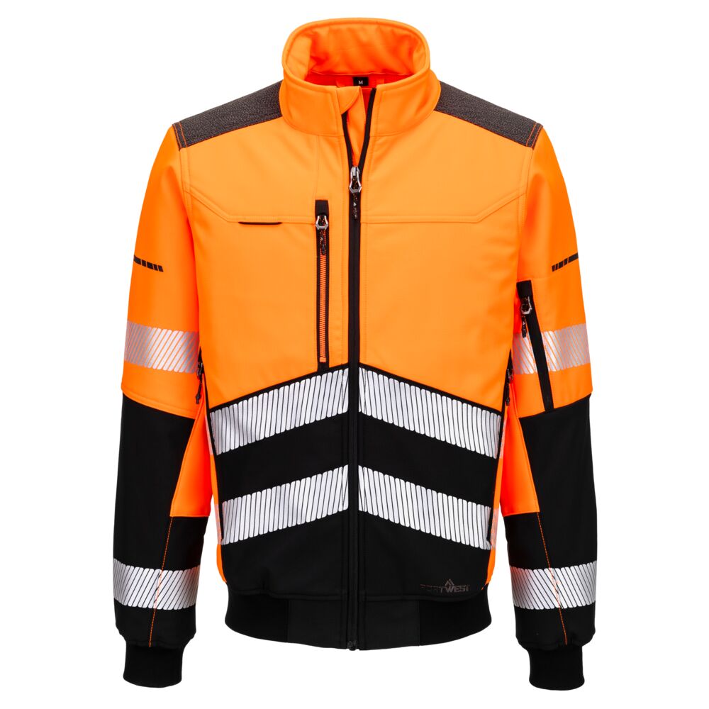 EV4 Hi-Vis Softshell Pilotjacke (3L)