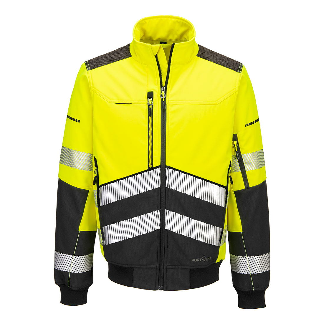 EV4 Hi-Vis Softshell Pilotjacke (3L) 3