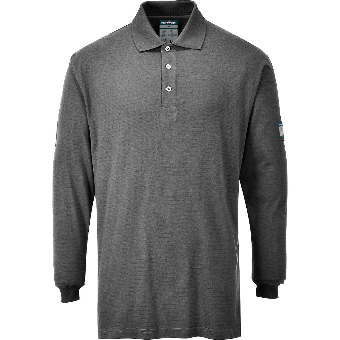 Modaflame Knit FR Poloshirt Langarm 2