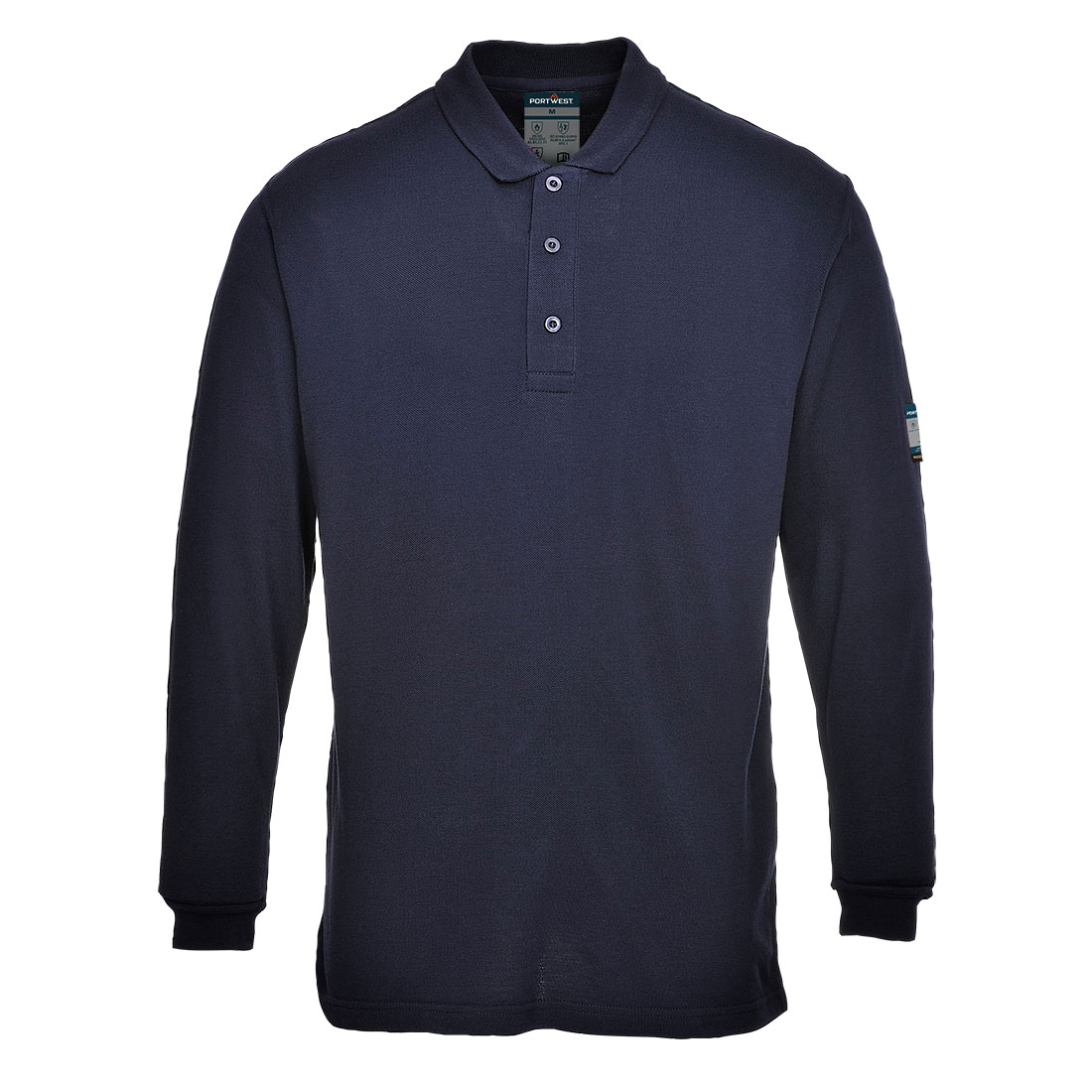 Modaflame Knit FR Poloshirt Langarm 4