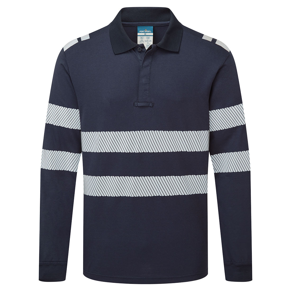 PW3 Modaflame Knit FR Poloshirt Langarm 3