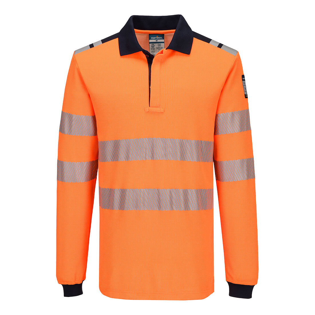 PW3 Modaflame Knit FR Poloshirt Langarm 3