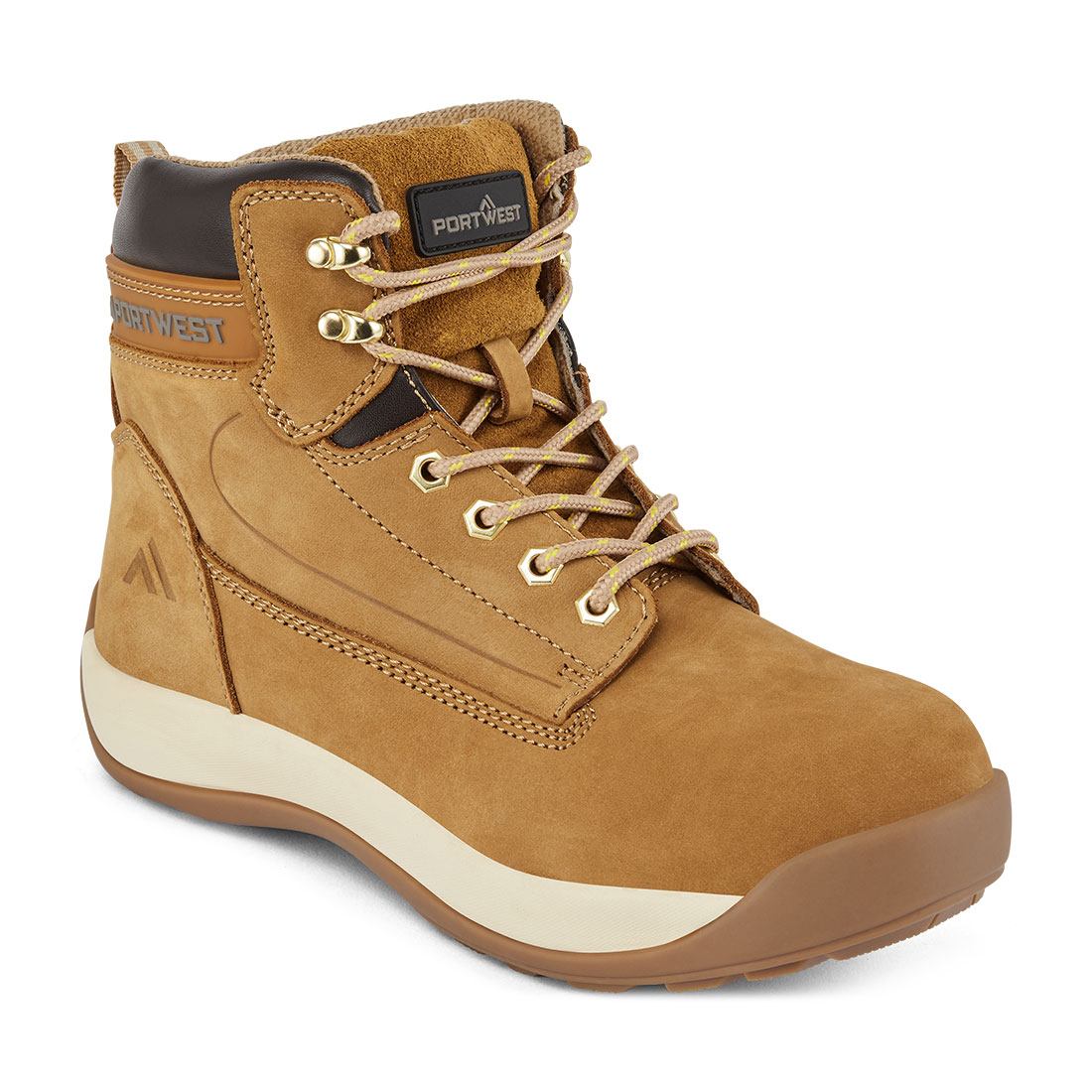 Stahl Nubukleder mittelhoher Stiefel S3 HRO 2
