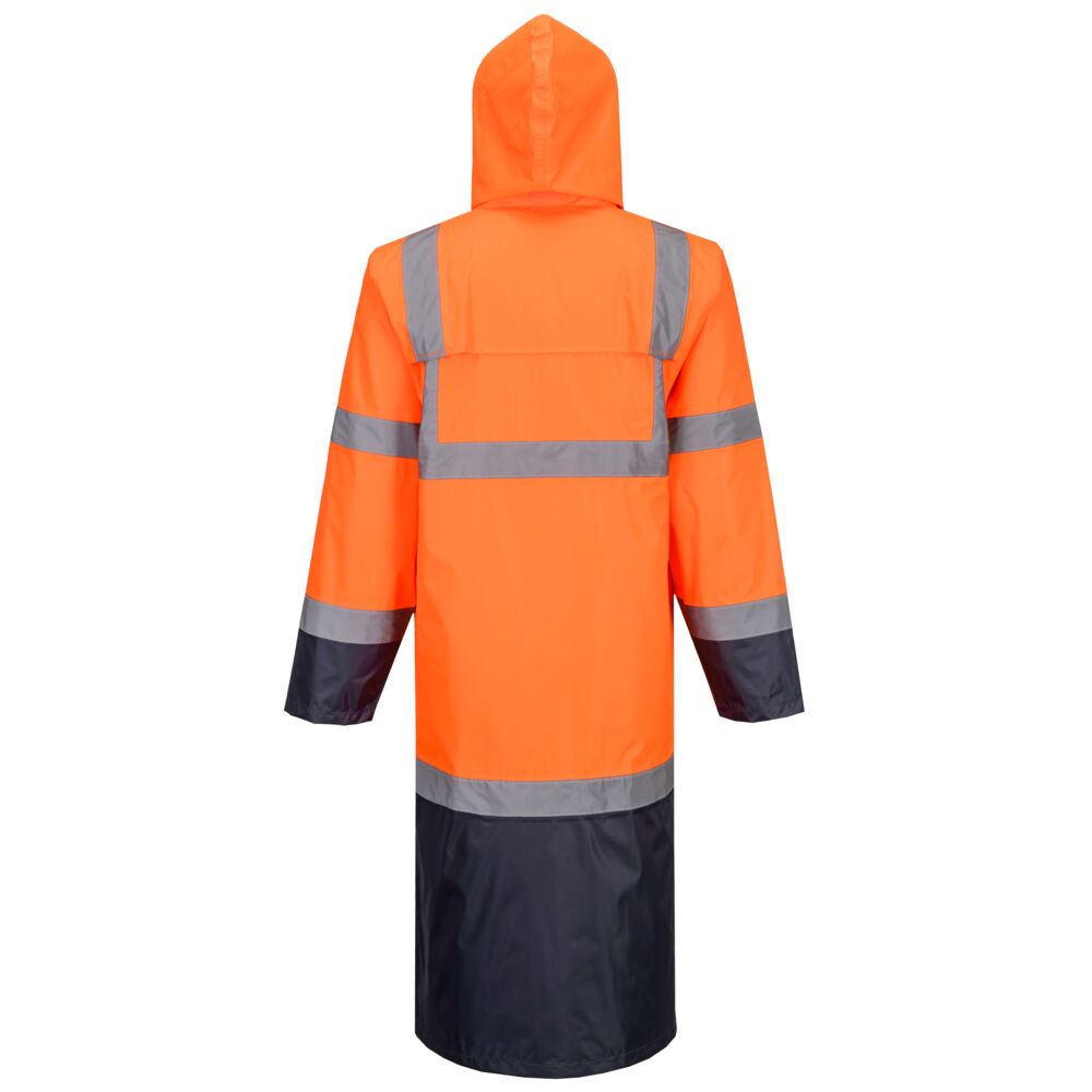 Hi-Vis Contrast Raincoat 122cm 2