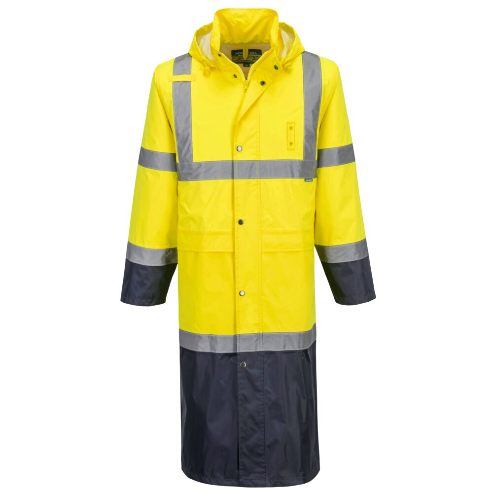 Hi-Vis Contrast Raincoat 122cm 5