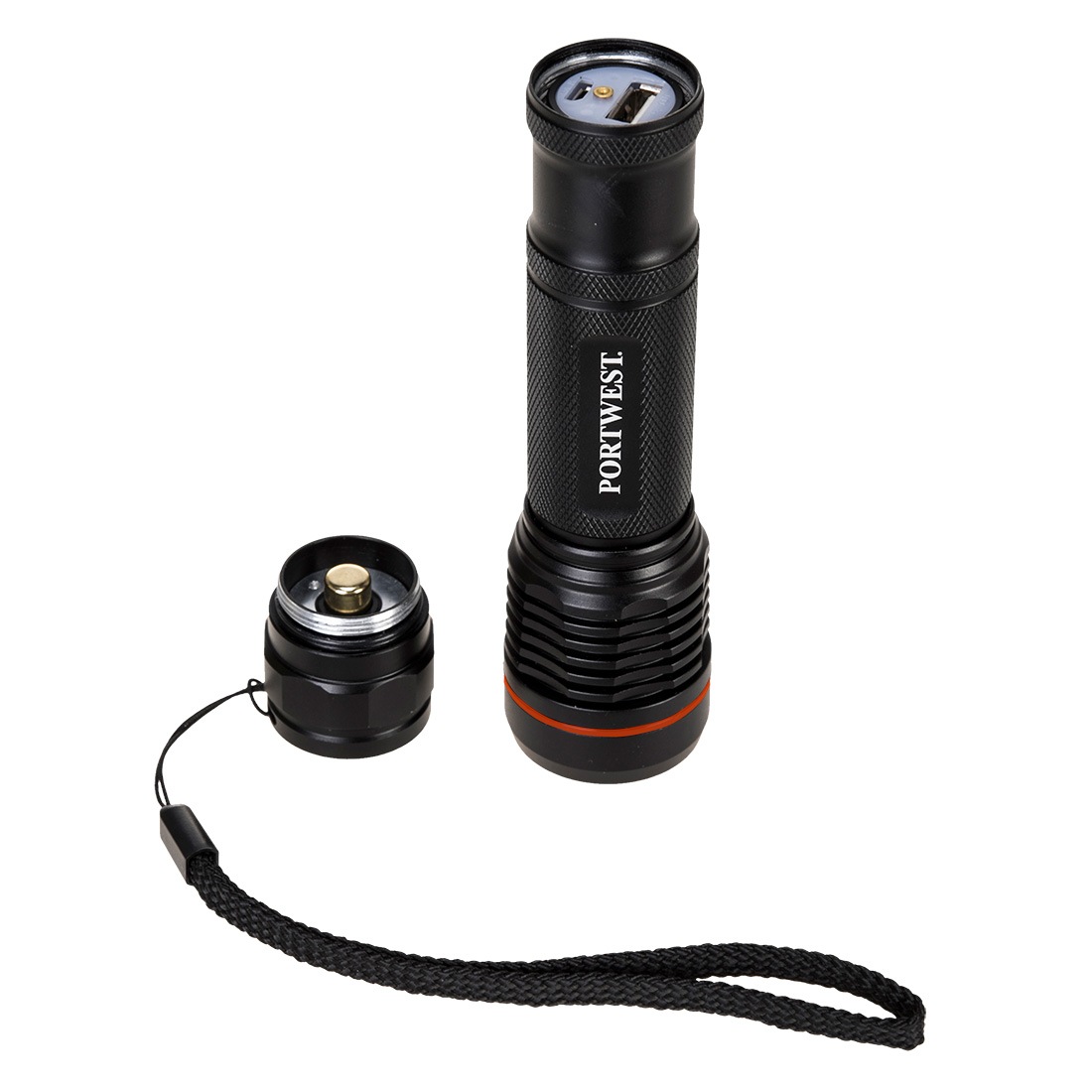 USB wiederaufladbare Taschenlampe 2