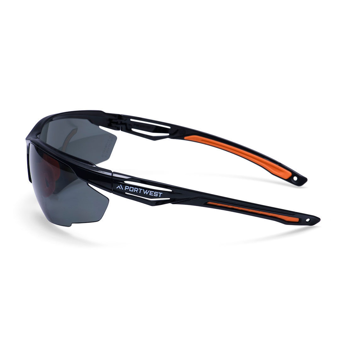 Anthrazitfarbene KN Schutzbrille 8