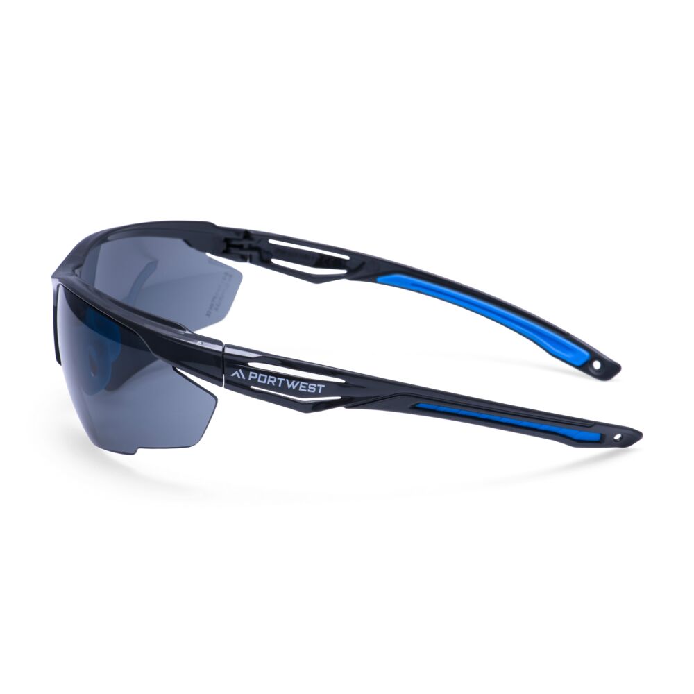Anthrazitfarbene KN Schutzbrille 10