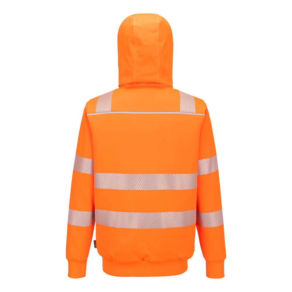 PW321 Hi-Vis Winter Hoodie mit Reißverschluss 2