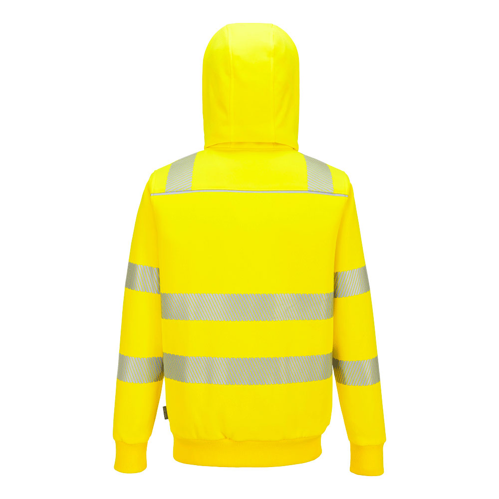 PW321 Hi-Vis Winter Hoodie mit Reißverschluss 4