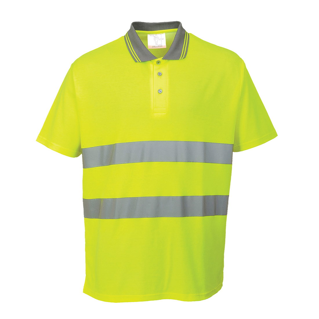 Hi-Vis Cotton Comfort Poloshirt kurzarm 2